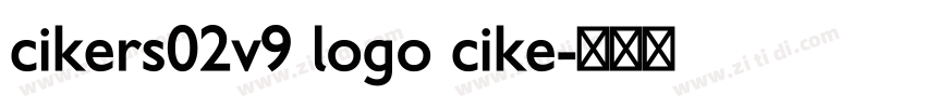cikers02v9 logo cike字体转换